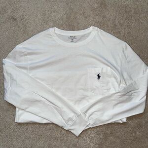 Polo Ralph Lauren white long sleeve shirt
